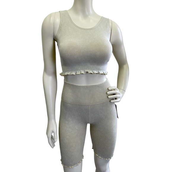 Body & Sol Other - NWT • Ruffle Set - Seamless Bra and Short